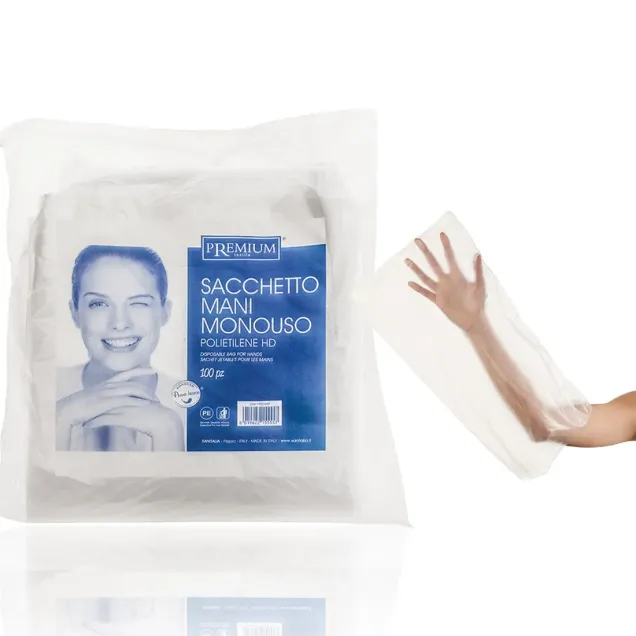 Sacchetti Paraffina Mani Monouso per Trattamento Curativo 100 pz