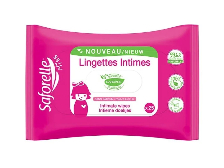 Saforelle Miss Lingettes Intimes x25