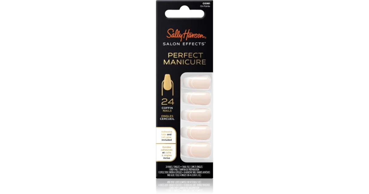 Sally Hansen Salon Effects Unghie finte CO361 On Pointe 24 pezzi