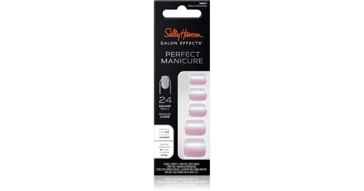 Sally Hansen Salon Effects Unghie finte SQ071 Affairy To Remember 24 pezzi