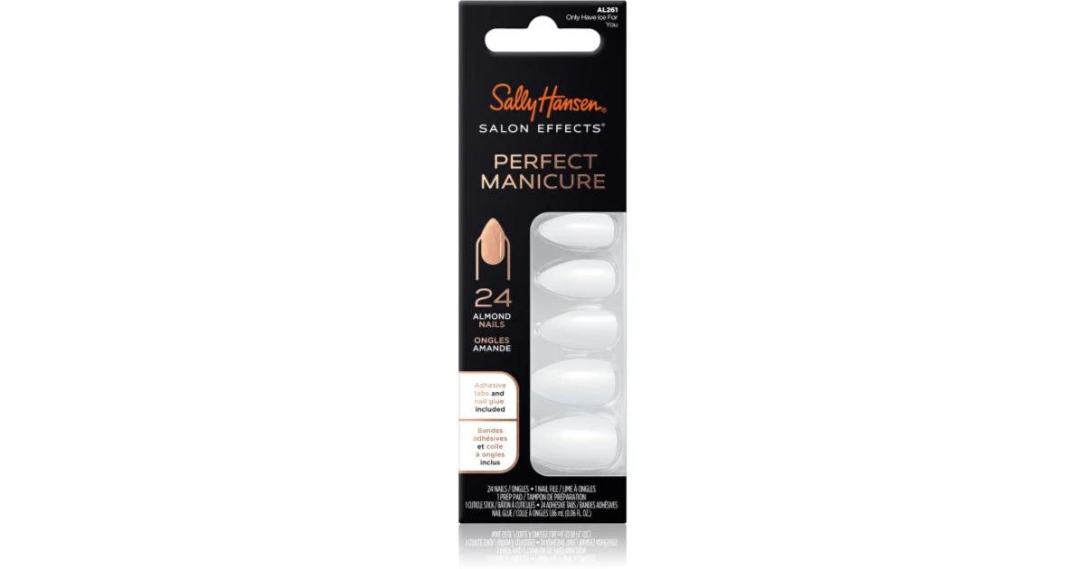 Sally Hansen Salon Effects Unghie finte AL261 Only Have Ice For You 24 pezzi