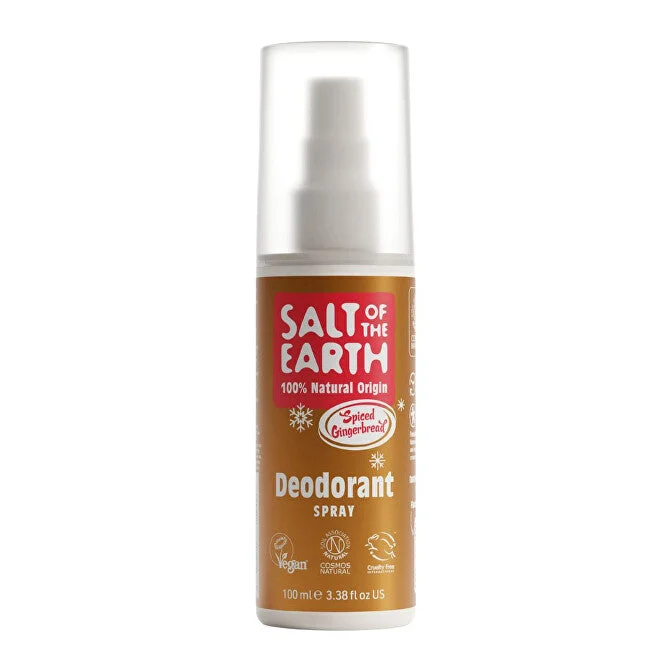 Salt of the earth Deodorante Spray Naturale Pan di Zenzero Speziato 100 ml