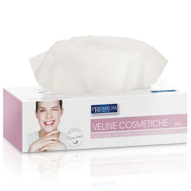 Salviette Veline a 2 Veli Multiuso con Dispenser 150 pz