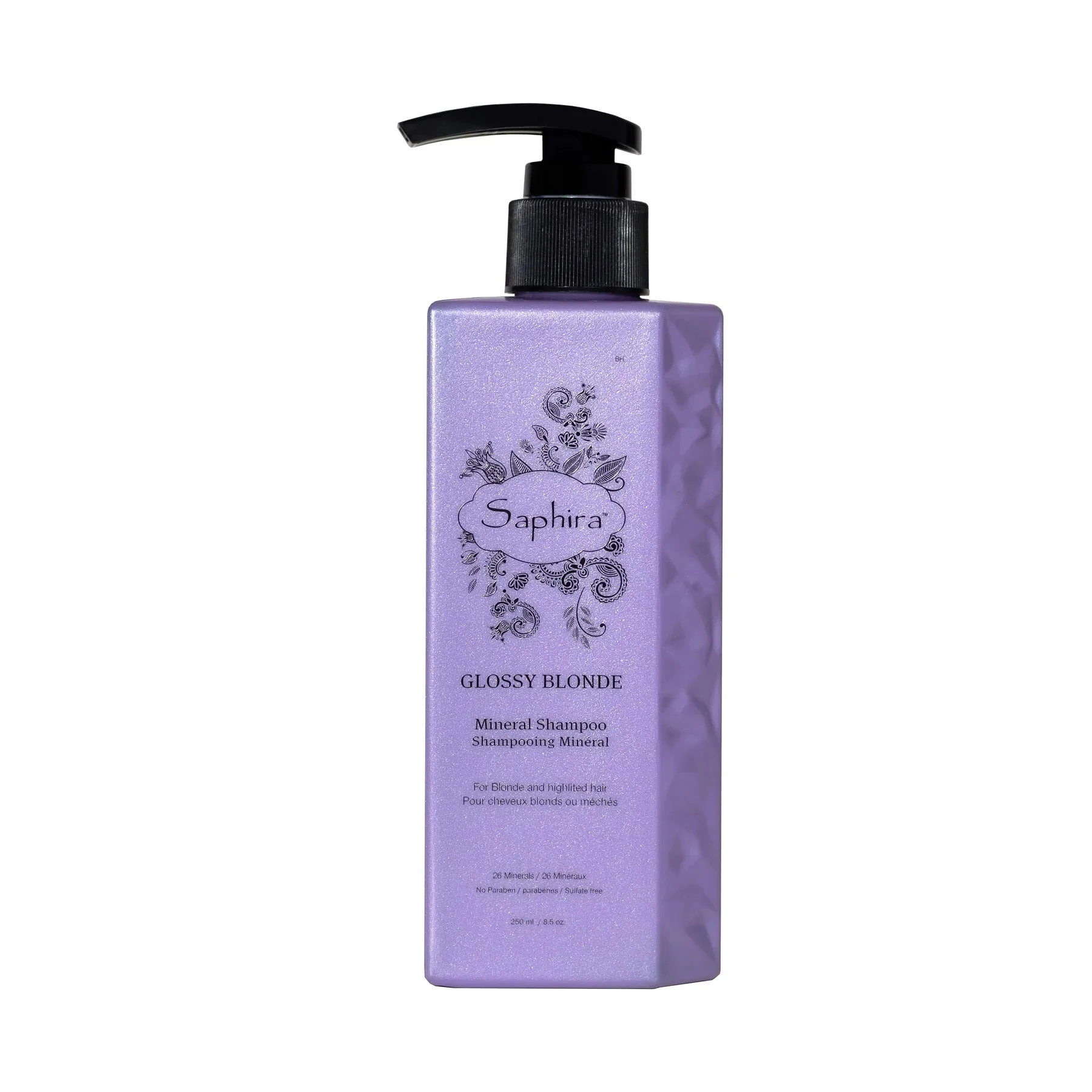Saphira Biondo Lucido Ricco Di Minerali Shampoo Colore Capelli Per Capelli Biondi 250 ml