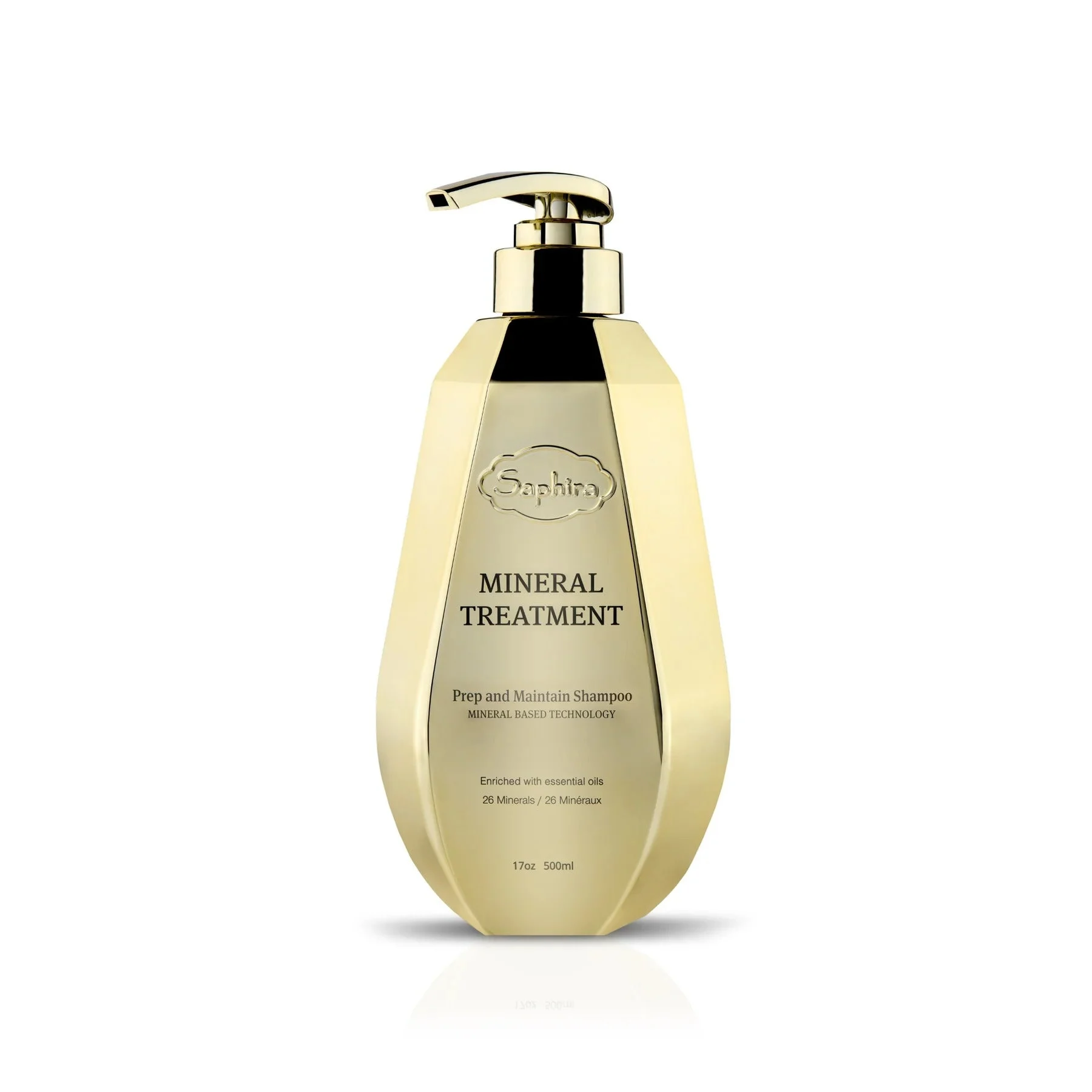 Saphira, minerale, oli essenziali, shampoo per capelli, anti-crespo, 500 ml