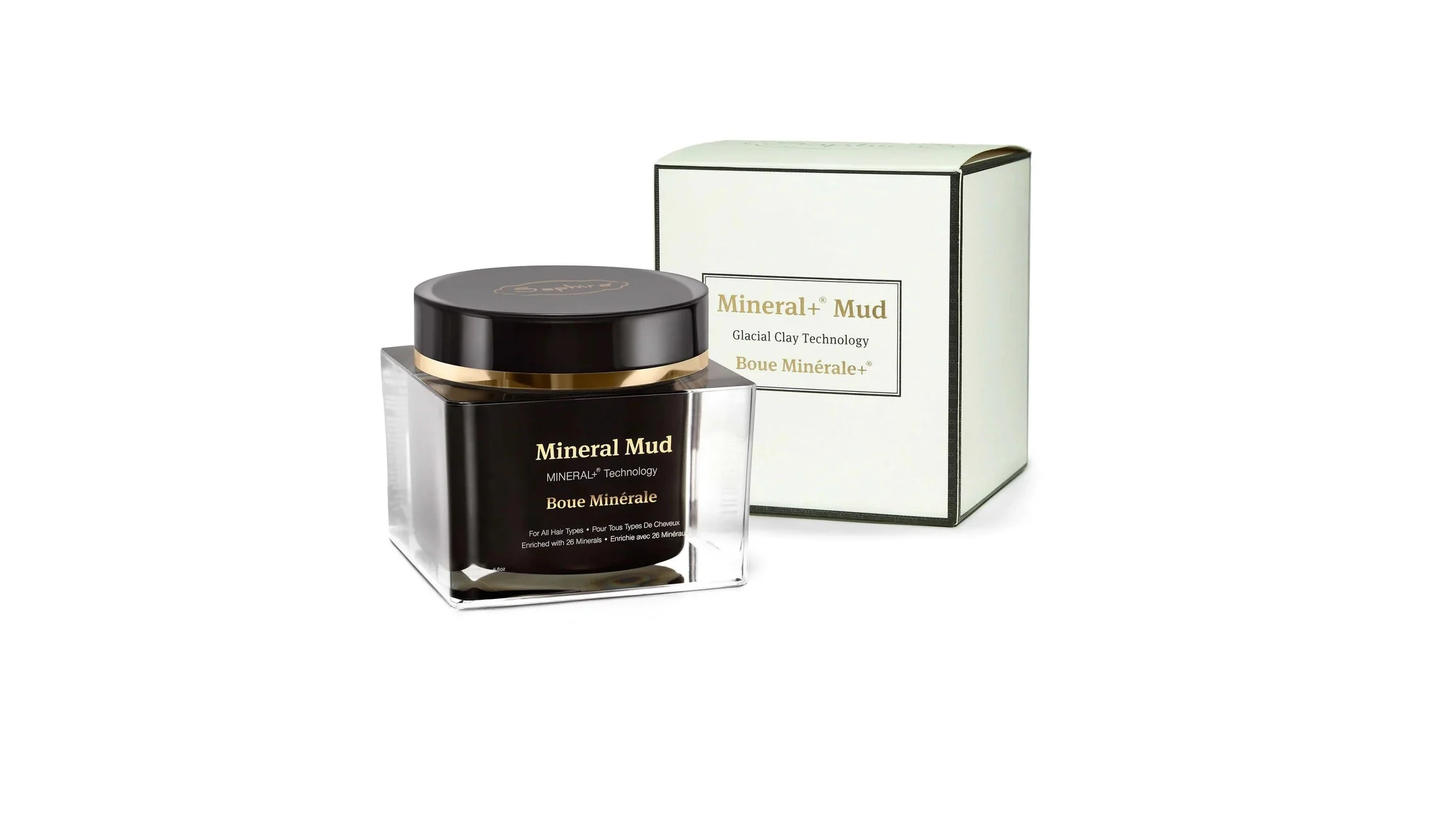 Saphira Mineral Mud Crema per il trattamento dei capelli con cheratina Extreme Shine 200 ml