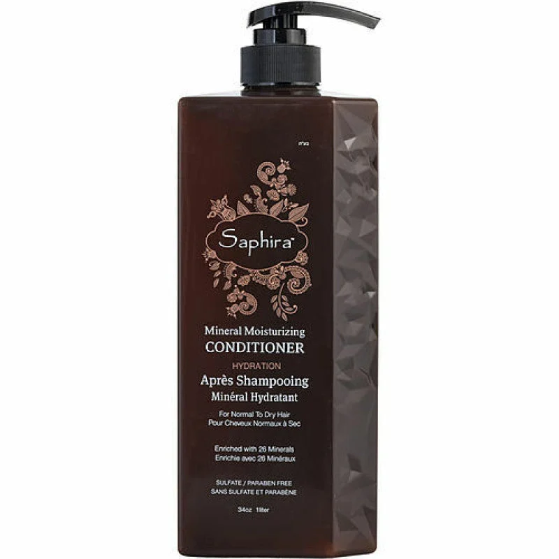 Balsamo per capelli senza parabeni minerale Saphira per idratazione 1000 ml
