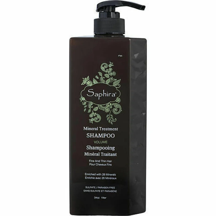 Saphira Mineral Trattamento Shampoo per il trattamento dei capelli per volume per capelli fini o sottili 1000 ml