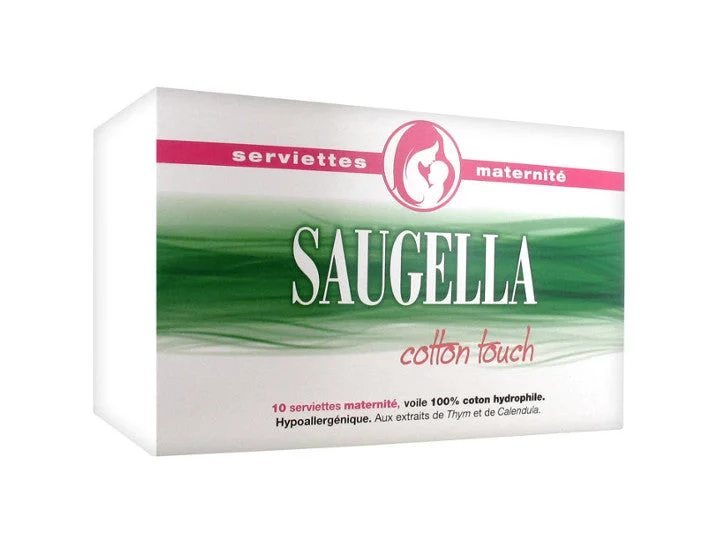 Saugella Cotton Touch Tovaglioli Maternità x10