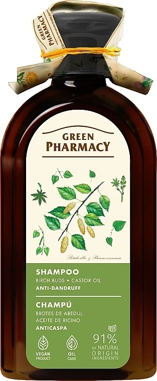 Shampoo antiforfora "Germogli di betulla e olio di ricino"