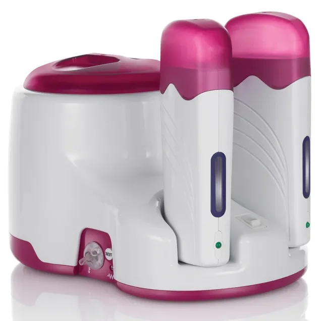 Scaldacera Professionale Combinato per Cera Barattolo e Rullo 150 W