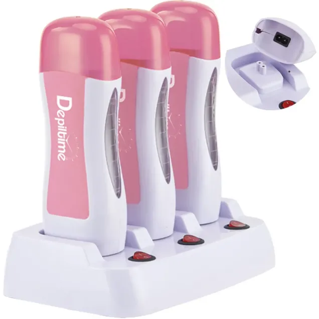 Scaldacera Rullo Professionale con 3 Manipoli (Accensione Individuale) 120 Watt