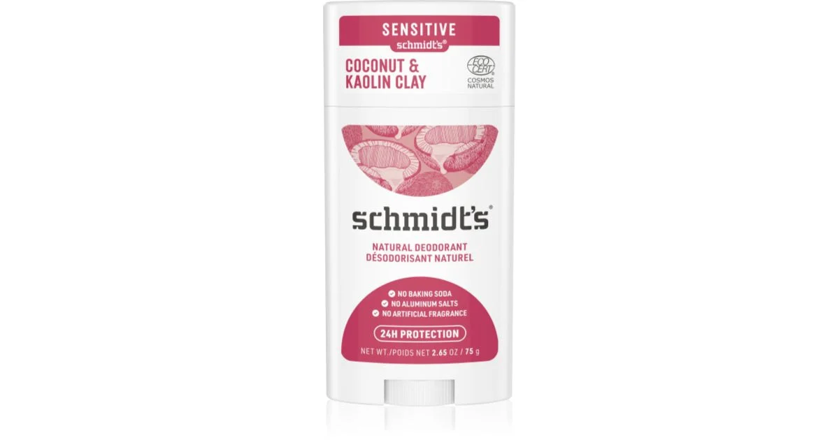 Schmidt's Deo stick cocco + caolino (cocco e caolino) - 58 ml