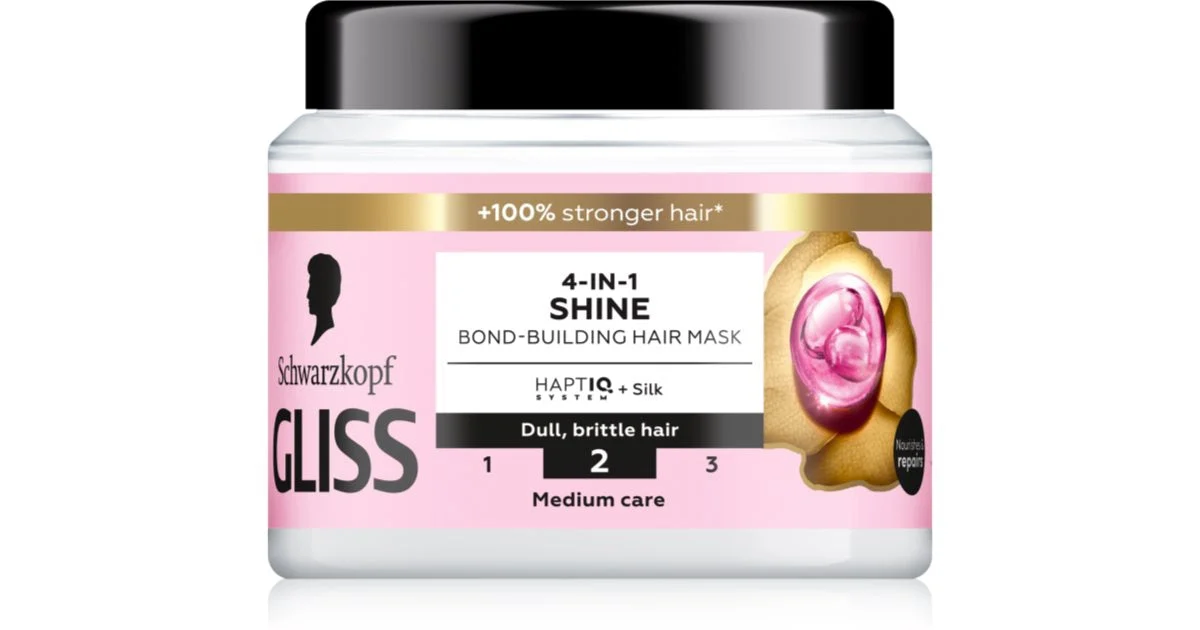 Schwarzkopf professional Maschera per capelli 4 in 1 Gliss Shine - 400ml