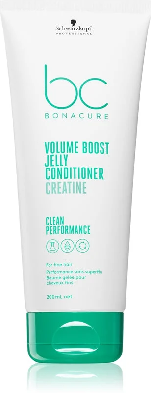 Schwarzkopf BC Volume Boost Jelly Conditioner Creatina - balsamo per capelli con cheratina 200ml