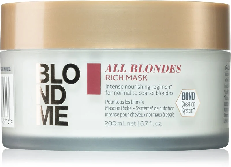 Schwarzkopf BlondMe All Blondes Maschera ricca 200 ml