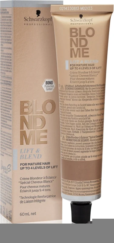Schwarzkopf Professional BlondMe Lift&Blend Crema schiarente per capelli 60 ml ice Irise