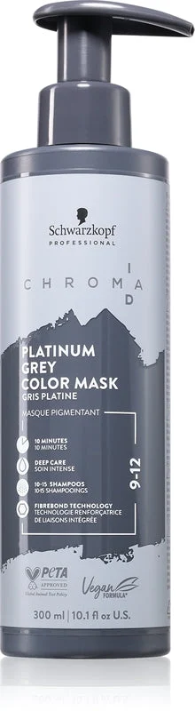 Schwarzkopf Professional Chroma ID Color Maschera Intense Bonding Color per capelli colore 9-12 Platinum Grey 300 ml