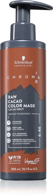 Schwarzkopf Professional Chroma ID Color Maschera Intense Bonding Color per capelli colore 6-46 Raw Cacao 300 ml
