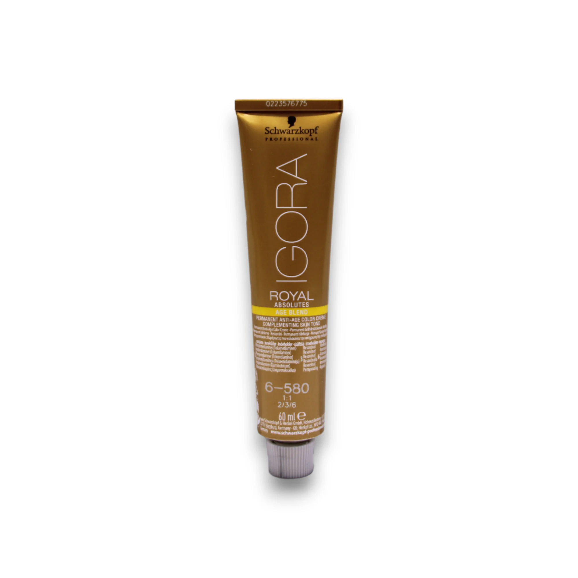 Schwarzkopf Professional Igora Royal Tintura permanente per capelli 6-580 Castagno rosso dorato 60 ml