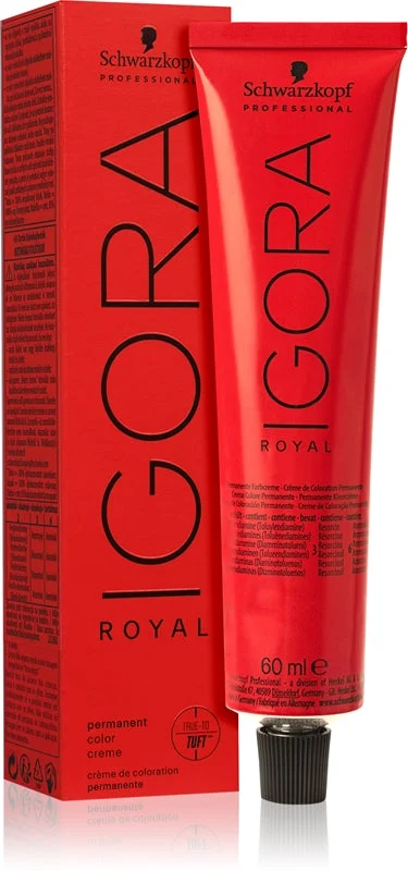 Schwarzkopf Professional Igora Royal - tintura permanente per capelli dalla formula innovativa, 60ml 8-19 | Biondo Chiaro Cendre Viola