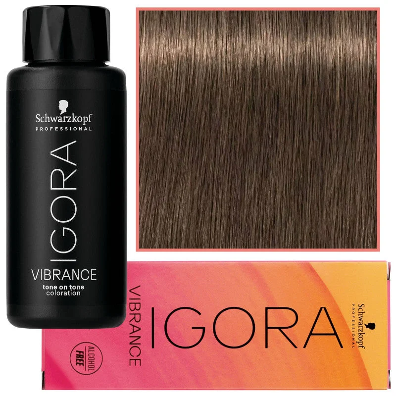 Schwarzkopf Professional Igora Vibrance – Tintura semipermanente per capelli senza ammoniaca 60ml 6-6 | Biondo Cioccolato Fondente