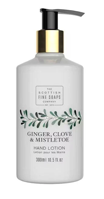 Scottish fine soaps Lozione per le mani Zenzero, chiodi di garofano e vischio 300 ml