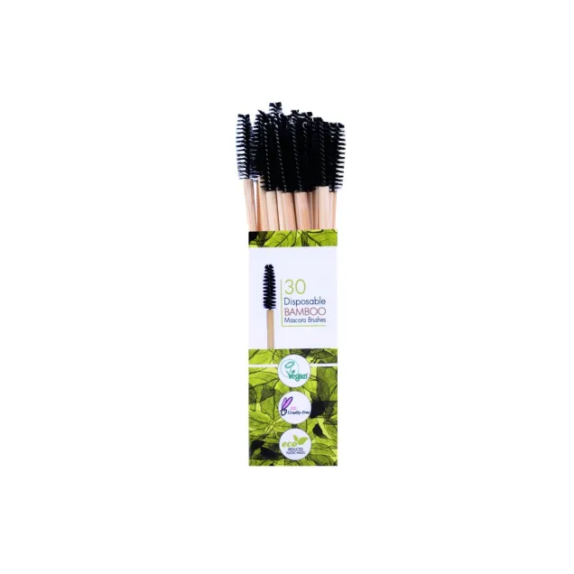 Scovolini per Ciglia e Sopracciglia Monouso Vegani in Bambu Kalentin 30 pz