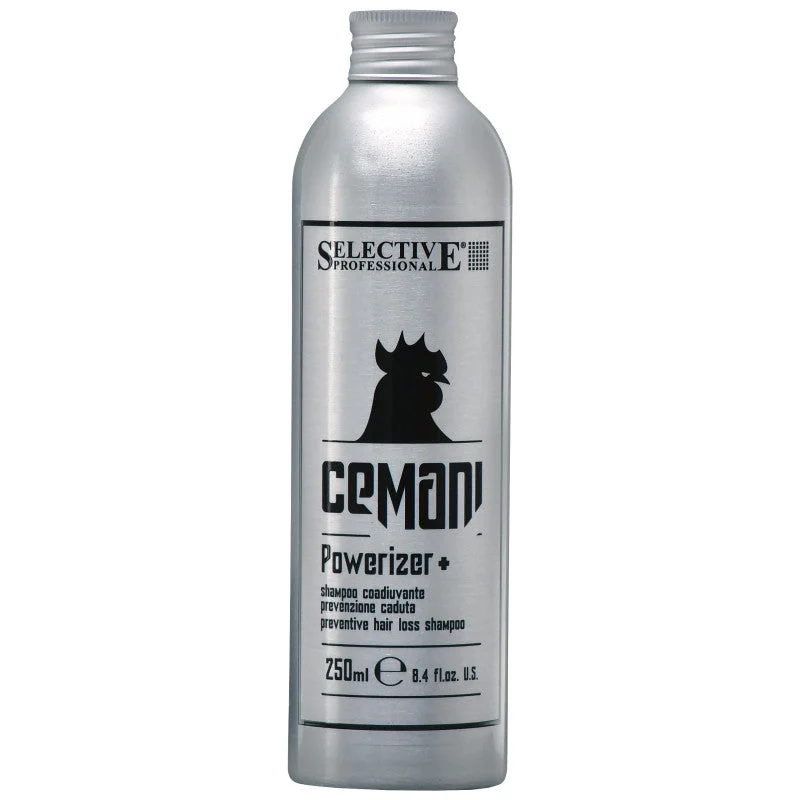 Selective Cemani Powerizer + - shampoo da uomo per prevenire la caduta dei capelli, 250 ml