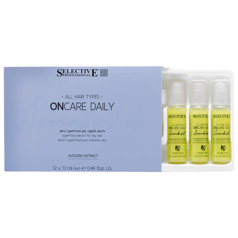 Siero Selective OnCare Daily Avocado Shot in fiale da 12x13ml
