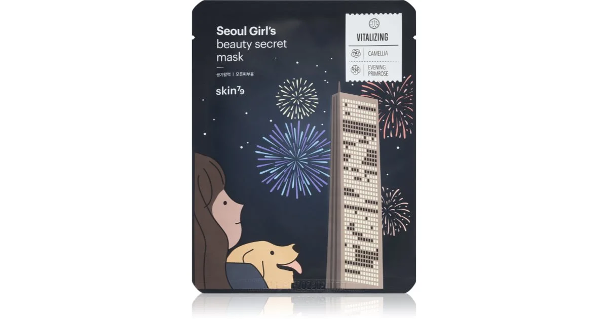 Skin79 Seoul Girl's Beauty Secret maschera rassodante in tessuto per il contorno viso 20 g
