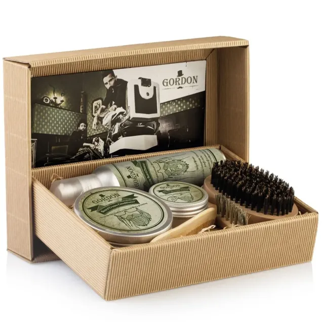 Set Completo Barba e Baffi Gordon