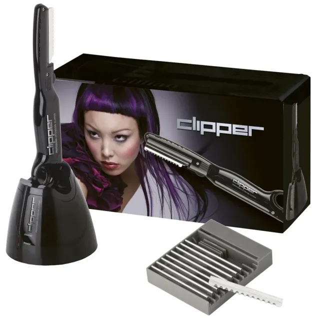 Sfilzino Elettrico a Caldo senza fili con 10 Lame per Capelli ed Extension She