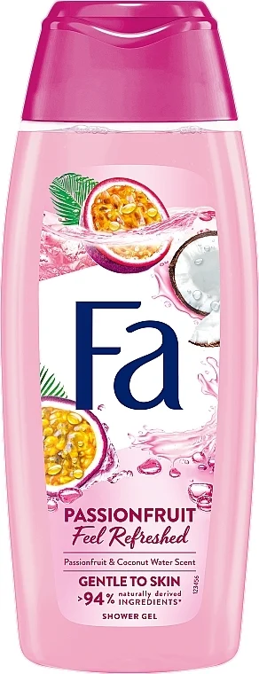 Gel doccia al profumo di frutto della passione