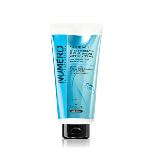 Shampoo Anticrespo per Capelli Ricci 300 ml. Numero Hair