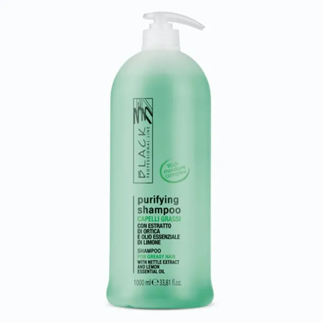 Shampoo per Capelli Grassi Sebo Equilibrante 1000 ml Black Professional