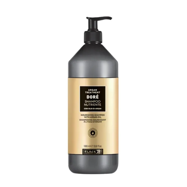 Shampoo con Olio di Argan Nutriente Dorè 1000 ml Black Professional