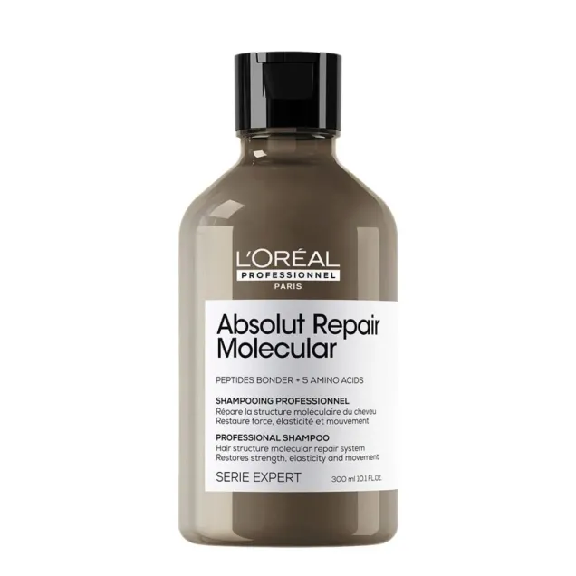 Shampoo l'Oreal Absolut Repair Molecular per Capelli Danneggiati 300 ml