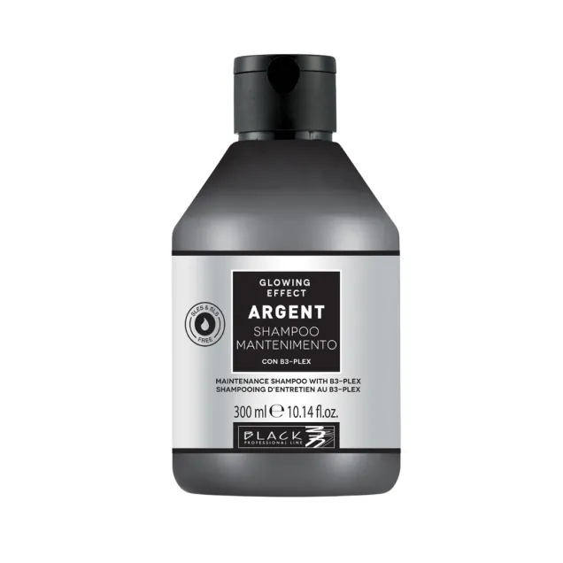 Shampoo Lucentezza Argent con B3-PLEX 300 ml Black Professional