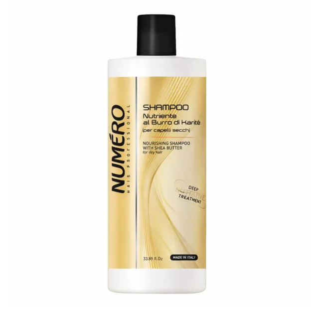 Shampoo Nutriente per Capelli Secchi 1000 ml. Numero Hair