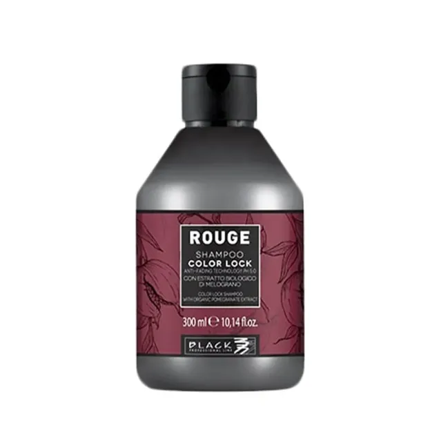 Shampoo Protezione Colore Capelli 300 ml Rouge Black Professional