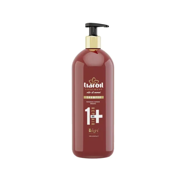 Shampoo Riparatore per Capelli Danneggiati Bright Tiaroil 1000 ml