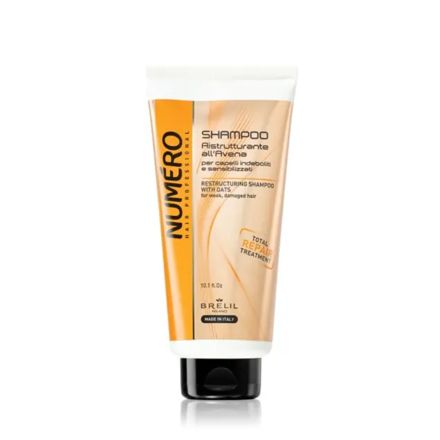 Shampoo Ristrutturante per Capelli Sensibili 300 ml. Numero Hair