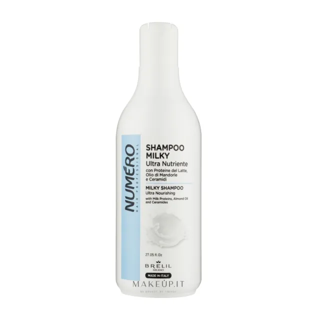 Shampoo Ultra Nutriente Milk Professionale Numero Hair 800 ml