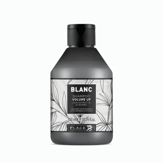 Shampoo Volumizzante per Capelli Normali e Sottili 300 ml Blanc Black Professional