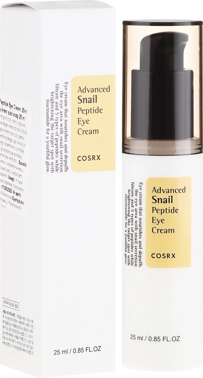 Crema contorno occhi con peptidi e bava di lumaca