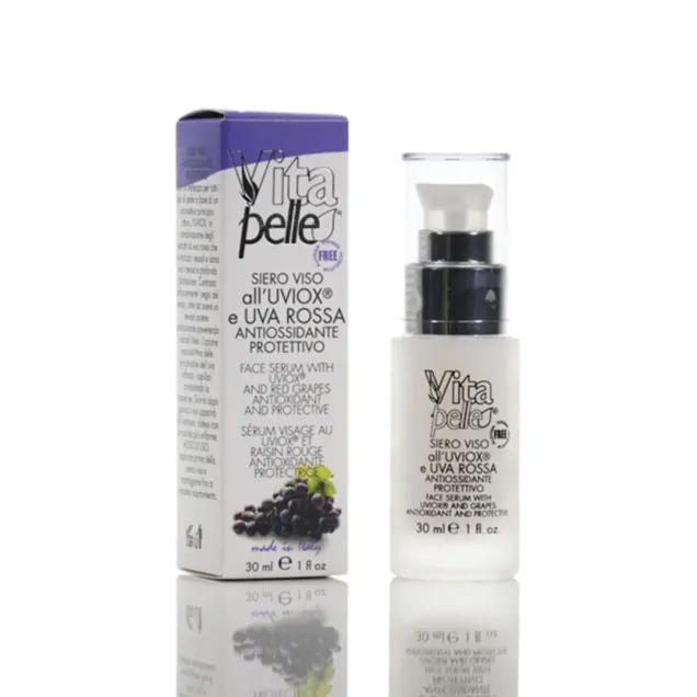 Siero Viso Uviox e Uva Rossa Vitapelle 30 ml
