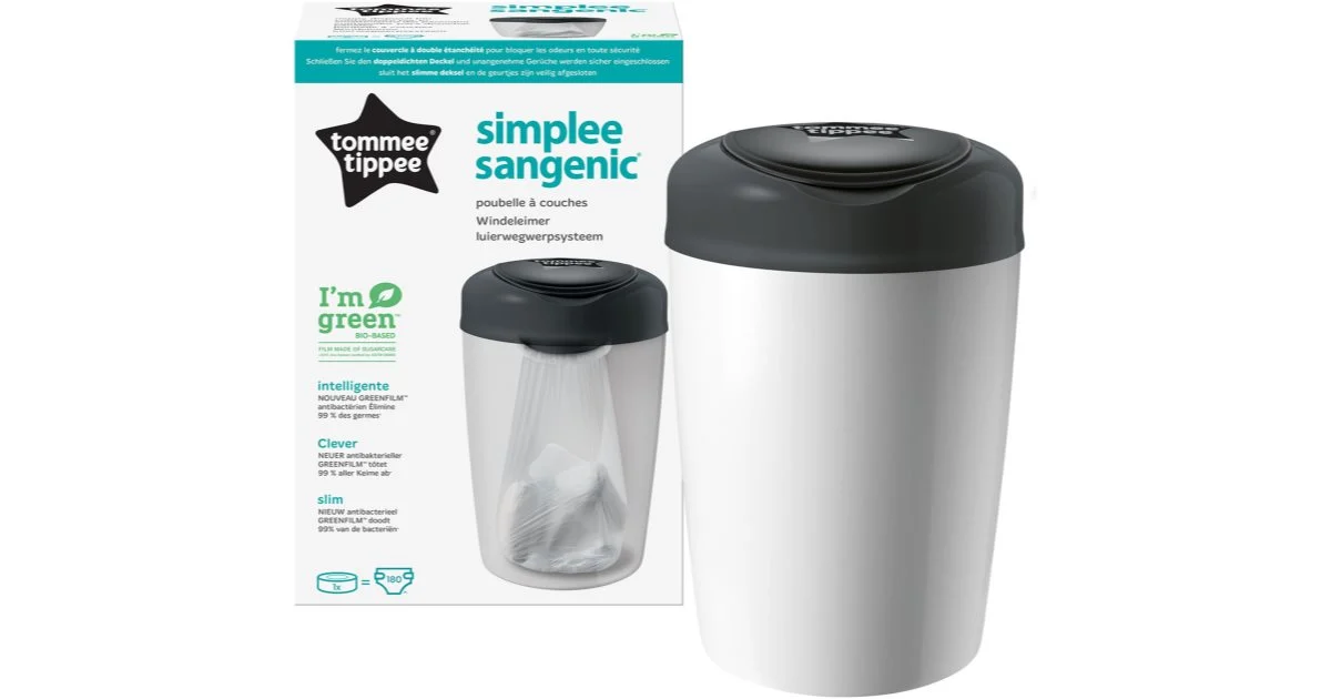 Tommee Tippee Simplee White mangiapannolini + cartuccia di ricambio
