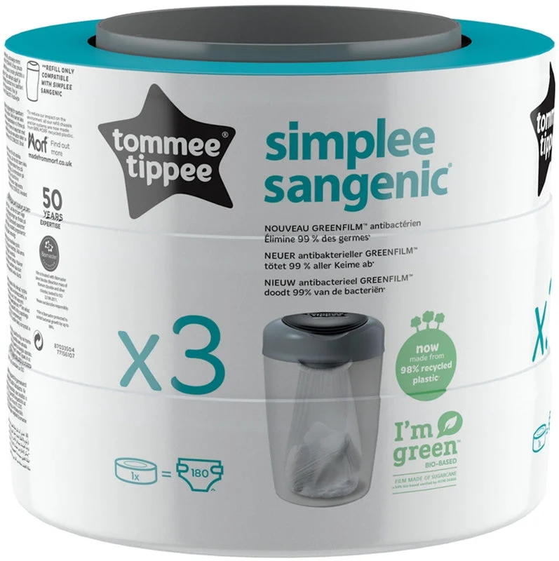 Tommee Tippee Simplee cartuccia di ricambio 3 pezzi