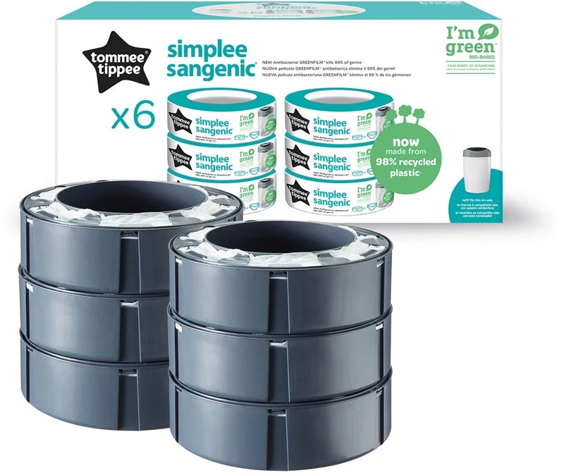 Tommee Tippee Simplee cartuccia di ricambio 6 pezzi